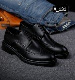 حذاء رجالى كلاسيك رباط أسود A131