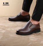 حذاء رجالي جلد طبيعي b-324